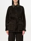 Max Mara Mattia Cotton Corduroy Jacket In Kaki