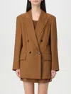 Max Mara Olympia Jackets Brown In Leather