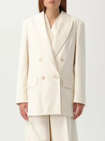 MAX MARA BLAZER MAX MARA WOMAN COLOR WHITE,431579001