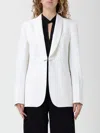 Max Mara Giselle Tailored Jacket Notch Lapel In White