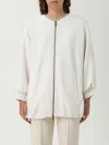 Max Mara White Cirino Jacket In Neutral