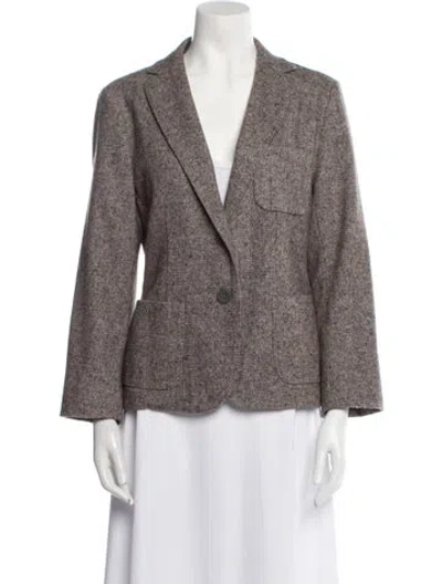 Pre-owned Max Mara Blazer In Neutral
