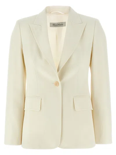 Max Mara Blazer In Neutral