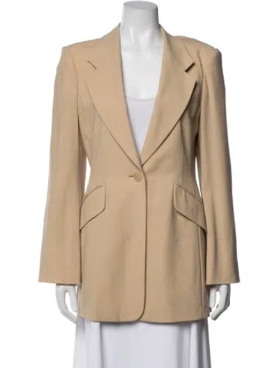 Pre-owned Max Mara Blazer In Neutrals