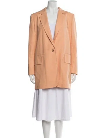 Pre-owned Max Mara Blazer In Orange