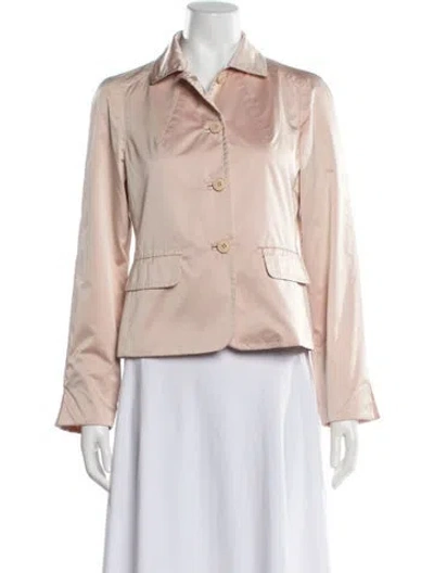 Pre-owned Max Mara Blazer In Pink
