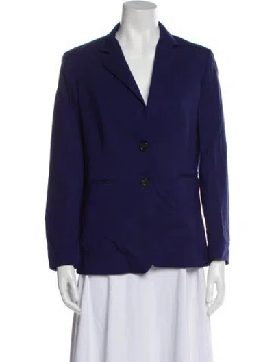 Pre-owned Max Mara Blazer In Purple
