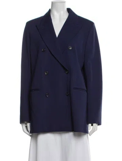 Pre-owned Max Mara Blazer In Purple