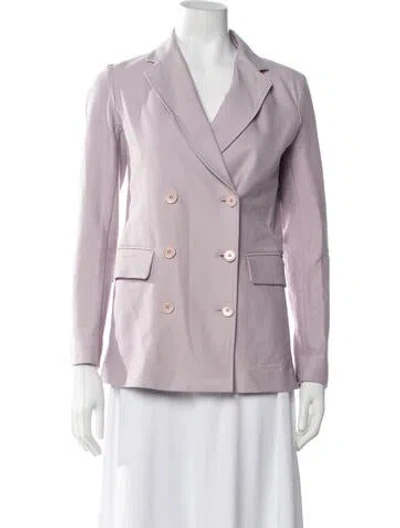 Pre-owned Max Mara Blazer In Purple