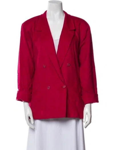 Pre-owned Max Mara Blazer In Red