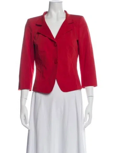 Pre-owned Max Mara Blazer In Red
