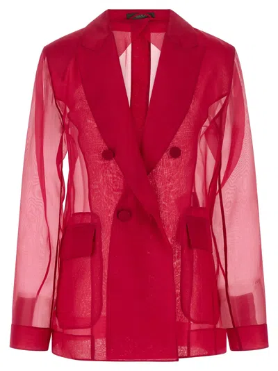 Max Mara Blazer In Red