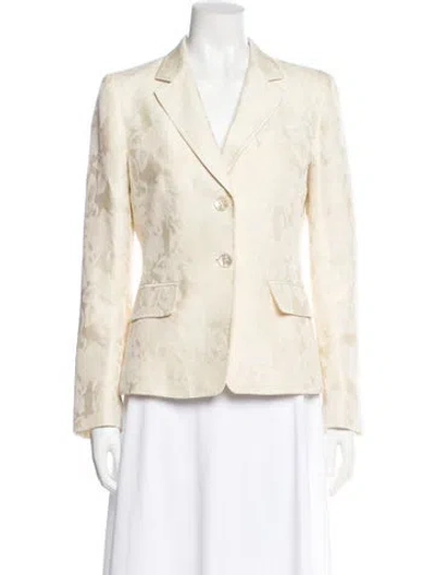 Pre-owned Max Mara Blazer In White