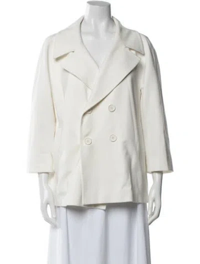 Pre-owned Max Mara Blazer In White
