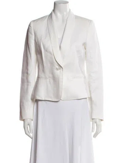 Pre-owned Max Mara Blazer In White