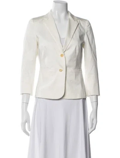 Pre-owned Max Mara Blazer In White