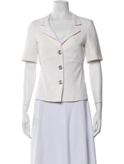 Pre-owned Max Mara Blazer In White