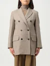 Max Mara Belinda Double-breasted Wool And Cashmere-blend Blazer In Cream