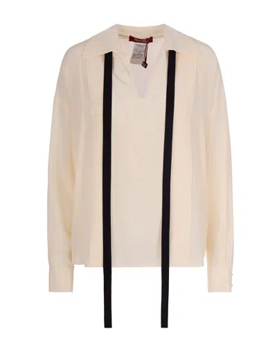Max Mara Blouse In Beige