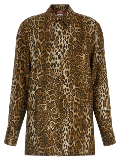 Max Mara Blouse In Brown