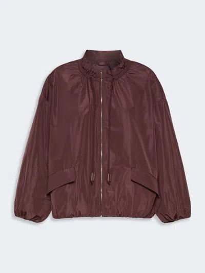 Max Mara Blouson Bomber En Taffetas Déperlant In Multi