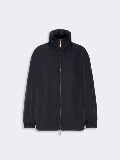 Max Mara Blouson Bomber Rembourré Réversible En Radzmir Et Toile Déperlante In Black