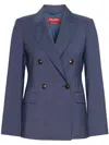 Max Mara Blue Blazer  In Blue