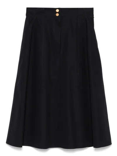 MAX MARA BLUE CENNARE SKIRT