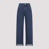 Max Mara Blue Cotton Eles Jeans In Blue