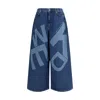 Max Mara Authentic Cotton Denim Jeans In Blue