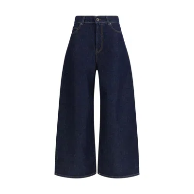 Max Mara Blue Cotton Jeans Denim