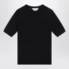 Max Mara Blue Crew Neck Sweater In Wool Women