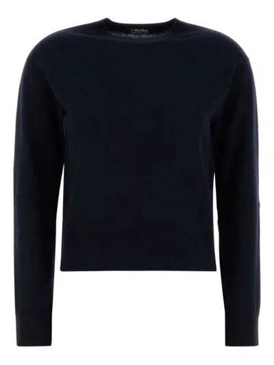 Max Mara Blue Crewneck Sweater
