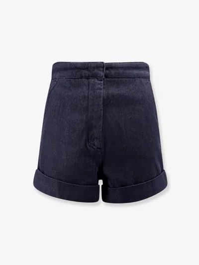 Max Mara Blue Denim Bermuda Shorts