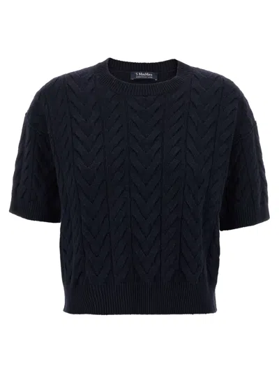 MAX MARA BLUE DOMINUS SWEATER