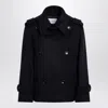 Max Mara Blue Double-breasted Coat