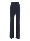 Max Mara Blue Elegant Trousers In Blue