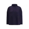 Max Mara Blue Fleece Wool Top
