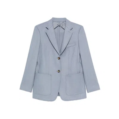 MAX MARA MAX MARA BLUE JACKETS - BLAZERS WOMEN