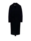 Max Mara Blue Jene Coat In Blue