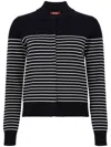 Max Mara Sorbona Cardigan In Jacquard Viscose In Blue