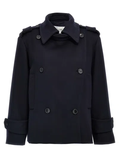 Max Mara Blue Laveno Coat