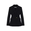 Max Mara Blue Gabardine Pagano Blazer