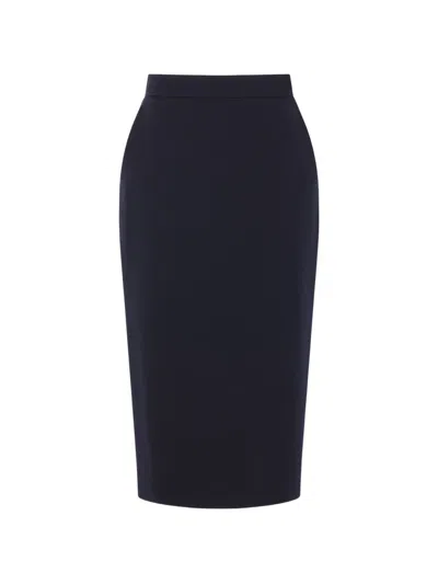 Max Mara Blue Midi Skirt