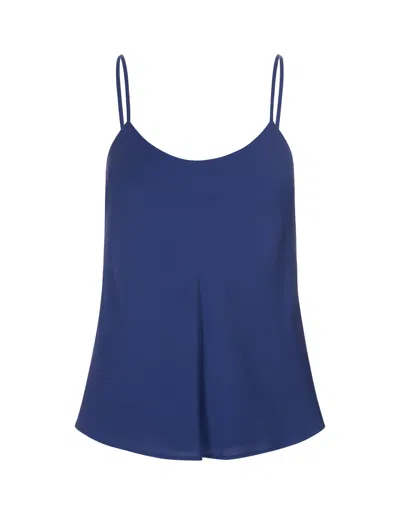 MAX MARA BLUE OBOLI TOP