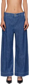 Max Mara Blue Paul Jeans In Blue