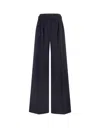 Max Mara Blue Piroghe Trousers In Blue
