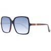 Max Mara Blue Plastic Sunglasses In Blue