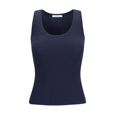 Max Mara Blue Viscose Tank Tops