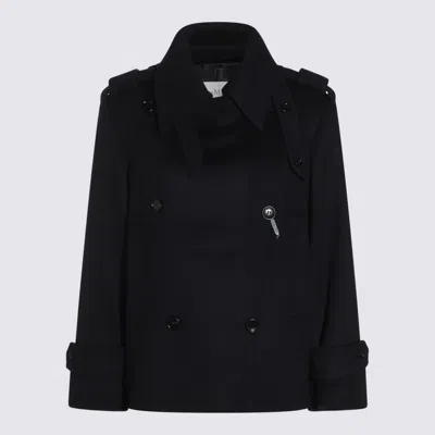 Max Mara Blue Wool Coat